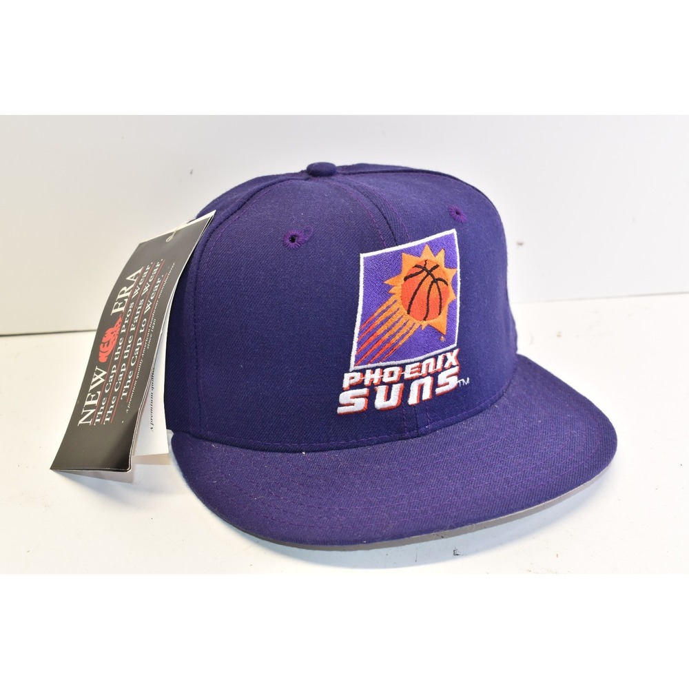 Vintage New Era Phoenix Suns Wool Fitted Hat Size 7 Pro Model 5950 USA Deadstock